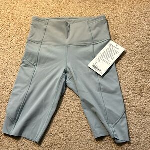 Lululemon fast and free high rise shorts